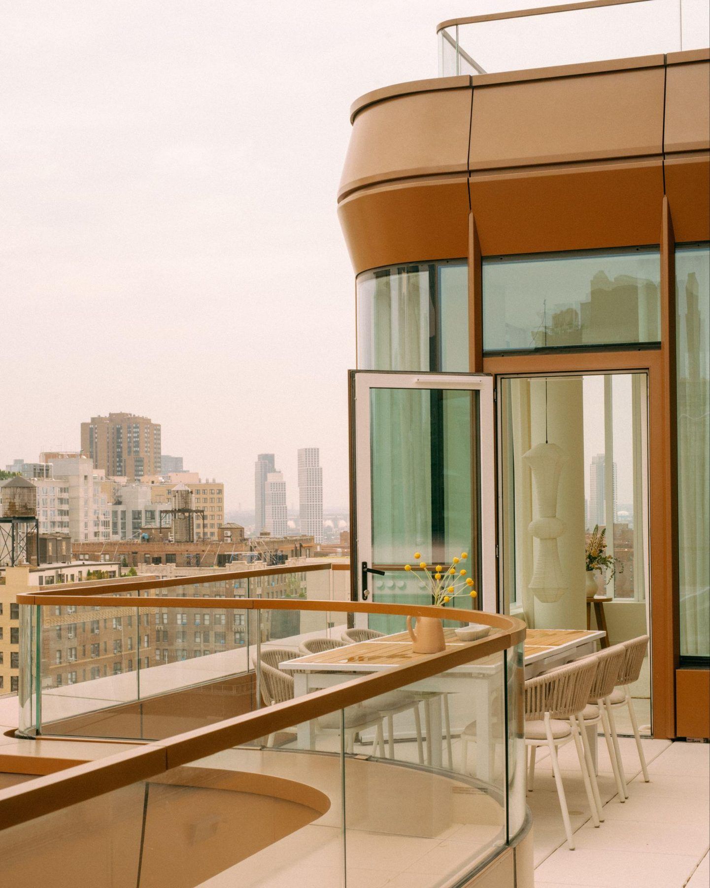 Terrace at 200 East 20th Street, staged by Stage One